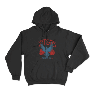 Dove Blossom Unisex Hoodie Black