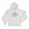 Interlaced Snake Logo Unisex Hoodie White