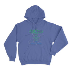 Private Music Tracklist Unisex Hoodie Blue