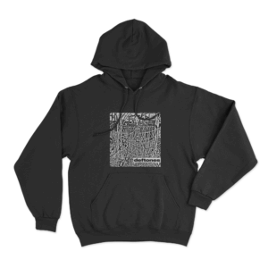 Wires Unisex Hoodie Black